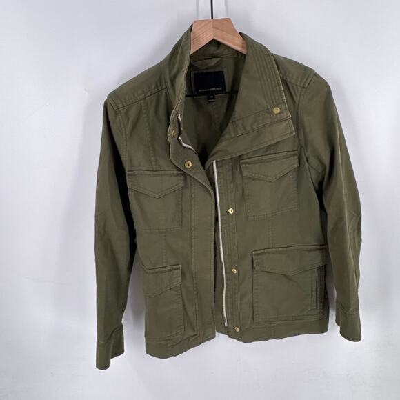 Banana Republic Olive Green Utility Jacket Women’s XS Military Cargo Style - Picture 6 of 6